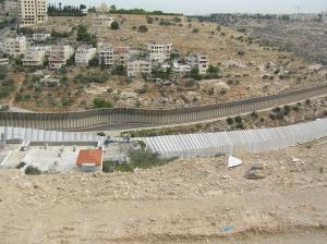 Road built through Beit Jalal. Not open to Palestinians although it passes through the middle of their land.