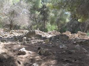 Remains of a cemetery
